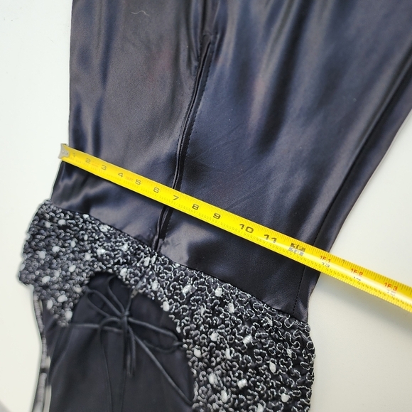 Blondie and Me Evening by Linda Bernell Black Halter Cocktail Prom Dress 11/12 - Picture 10 of 13